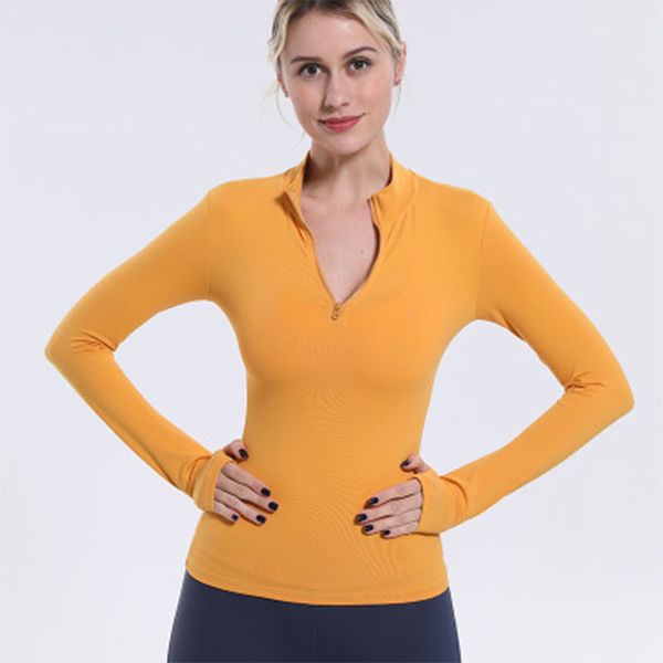 salspor yoga sports shirts women zipper solid color slim long sleeve female gym workout running training energy sportswear, White;red
salspor yoga sports shirts women zipper solid color slim long sleeve female gym workout running training energy sportswear, White;red