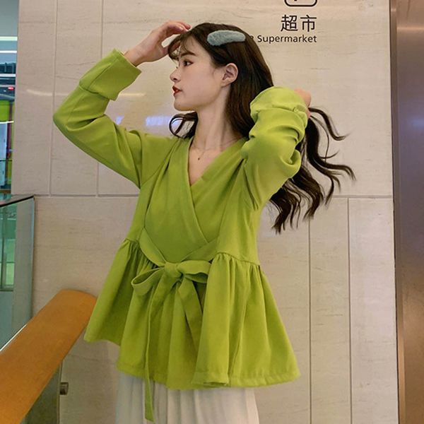 korean style v-neck bow women's clothing pullovers long sleeve new spring autumn sweatshirts casual women camisa feminina, Black
korean style v-neck bow women's clothing pullovers long sleeve new spring autumn sweatshirts casual women camisa feminina, Black