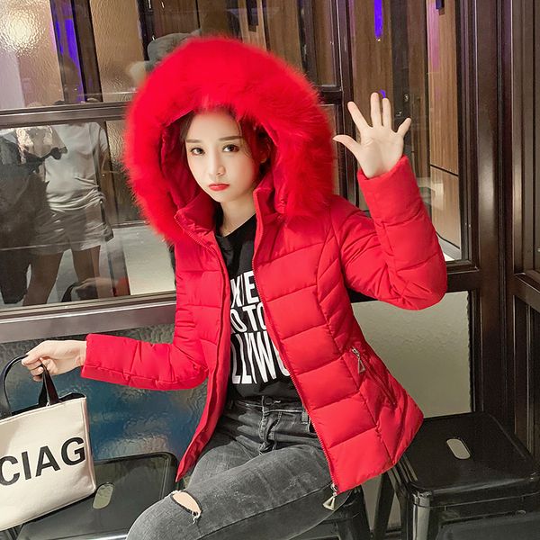 wholesale women's new fashion short paragraph slim warm winter students small cotton coat, Black
wholesale women's new fashion short paragraph slim warm winter students small cotton coat, Black