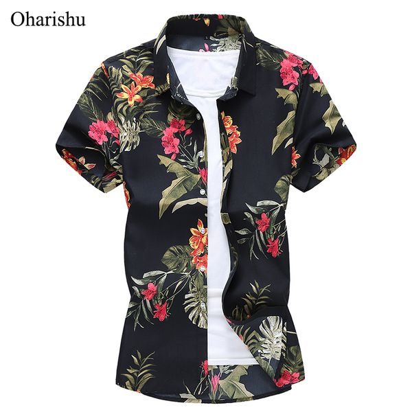 5xl 6xl 7xl summer flower shirt men new fashion printed short sleeve shirts mens casual plus size hawaii beach shirts man, White;black
5xl 6xl 7xl summer flower shirt men new fashion printed short sleeve shirts mens casual plus size hawaii beach shirts man, White;black