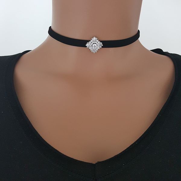 women choker necklace fashion choker necklace minimal 925 sterling silver made in turkey, Golden;silver
women choker necklace fashion choker necklace minimal 925 sterling silver made in turkey, Golden;silver