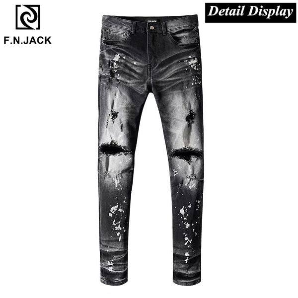 f. n. jack black jeans mens jean hip hop slim fit джинсы для мужчин повседневная точечная уличная одежда мужские рваные джинсовые брюки мужс, Blue
f. n. jack black jeans mens jean hip hop slim fit джинсы для мужчин повседневная точечная уличная одежда мужские рваные джинсовые брюки мужс, Blue