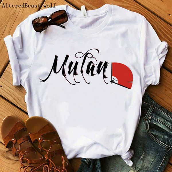 письмо мулан t-shirt женщины моды мулан printed harajuku смешного с коротким рукавом рубашка женская симпатичная уличная урожай одежда 2020, White
письмо мулан t-shirt женщины моды мулан printed harajuku смешного с коротким рукавом рубашка женская симпатичная уличная урожай одежда 2020, White