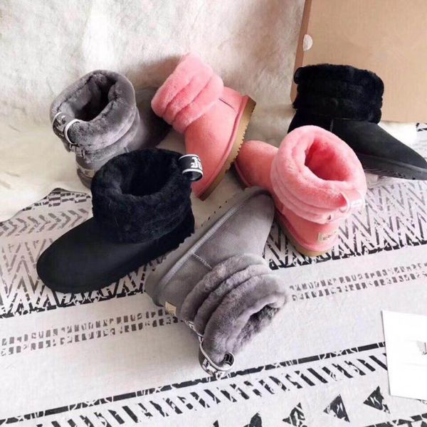 women sheep skin and fur snow boots lady winter genuie leather shoes female fashiion warm ski boots waterproof footwear, Black
women sheep skin and fur snow boots lady winter genuie leather shoes female fashiion warm ski boots waterproof footwear, Black