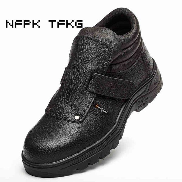 mens casual large size steel toe cap working safety shoes anti-pierce cow leather platform building site worker security boots, Black
mens casual large size steel toe cap working safety shoes anti-pierce cow leather platform building site worker security boots, Black