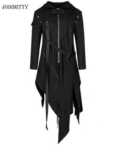 jodimitty men gothic style hip hop trench coat hooded cloak men's irregular design long cardigan street punk vintage jackets, Tan;black
jodimitty men gothic style hip hop trench coat hooded cloak men's irregular design long cardigan street punk vintage jackets, Tan;black