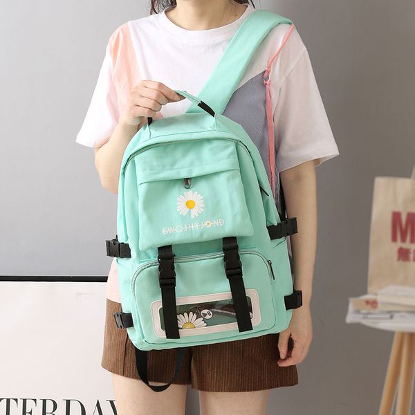 цветы рюкзак для девочек school back pack женщины оксфорд мягкая водонепроницаемый backbag зеленый свежий мода прозрачный мешок bagpack
цветы рюкзак для девочек school back pack женщины оксфорд мягкая водонепроницаемый backbag зеленый свежий мода прозрачный мешок bagpack