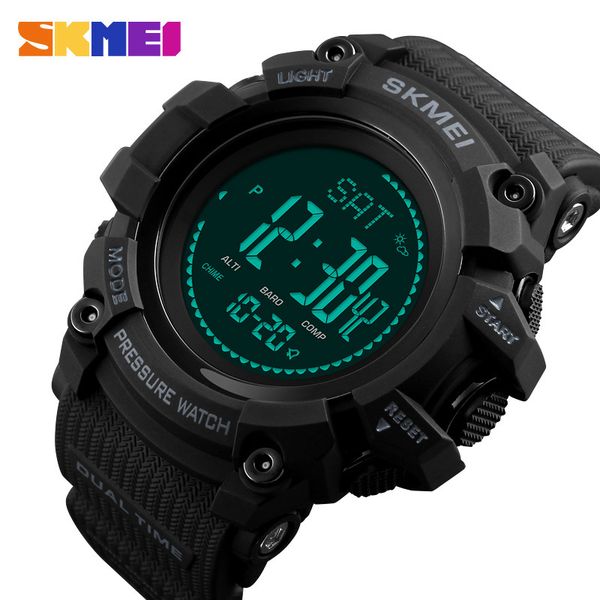 new skmei outdoor sports watches mens pedometer calories digital wristwatch altimeter weather barometer clock compass thermometer, Slivery;brown
new skmei outdoor sports watches mens pedometer calories digital wristwatch altimeter weather barometer clock compass thermometer, Slivery;brown