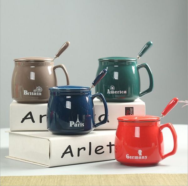 1pc tea cup light breakfast mug with lid and spoon ceramic milk cup coffee cup mug with symbols around the world
1pc tea cup light breakfast mug with lid and spoon ceramic milk cup coffee cup mug with symbols around the world