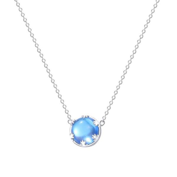 s925 silver charming glass aurora round pendant necklace for women christmas gift joyas whoelsale
s925 silver charming glass aurora round pendant necklace for women christmas gift joyas whoelsale