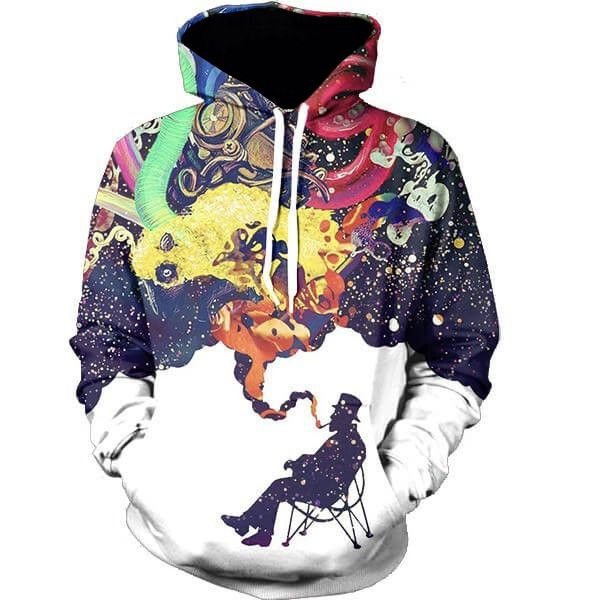 trade 3d pipe rainbow smoke printing hat pocket turtleneck men's tide hat men's wear sweatshirts printing blouse hoodies, Black
trade 3d pipe rainbow smoke printing hat pocket turtleneck men's tide hat men's wear sweatshirts printing blouse hoodies, Black