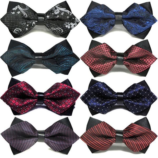 bowtie groom men plaid cravat fashion male butterfly wedding bow ties formal commercial suit wedding ceremony ties accessories, Black;blue
bowtie groom men plaid cravat fashion male butterfly wedding bow ties formal commercial suit wedding ceremony ties accessories, Black;blue