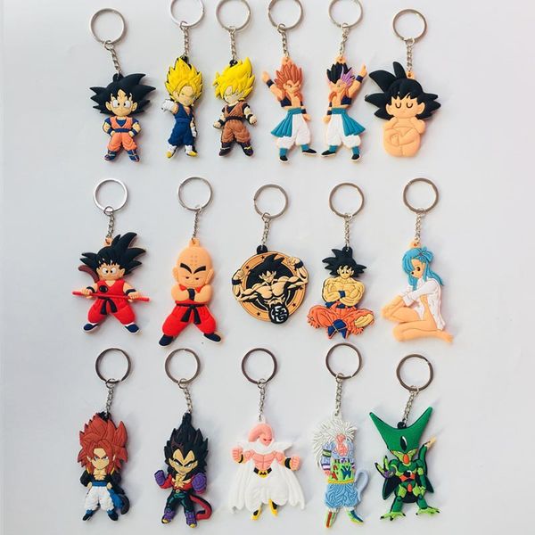 anime figure dragon ball keychain pvc silicone goku vegeta key chain 3d double side cartoon key ring kid trinket gift key holder, Silver
anime figure dragon ball keychain pvc silicone goku vegeta key chain 3d double side cartoon key ring kid trinket gift key holder, Silver