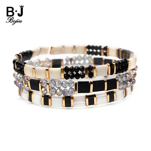 bojiu 3 pcs/set boho miyuki tila beads bracelets for women gold delica bead jewelry elastic summer beach bracelet femme bcset301, Black
bojiu 3 pcs/set boho miyuki tila beads bracelets for women gold delica bead jewelry elastic summer beach bracelet femme bcset301, Black
