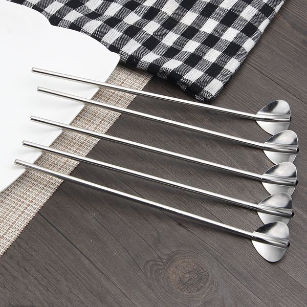 stainless steel drinking straw spoon cocktail milk coffee juice water stirring stick party supplies bar tool accessory
stainless steel drinking straw spoon cocktail milk coffee juice water stirring stick party supplies bar tool accessory