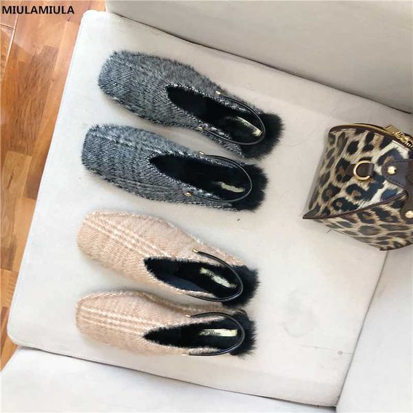 miulamiula designer 2020 winter korean fashion luxury gingham real hair back strap shallow v mouth fur flat sandals, Black
miulamiula designer 2020 winter korean fashion luxury gingham real hair back strap shallow v mouth fur flat sandals, Black