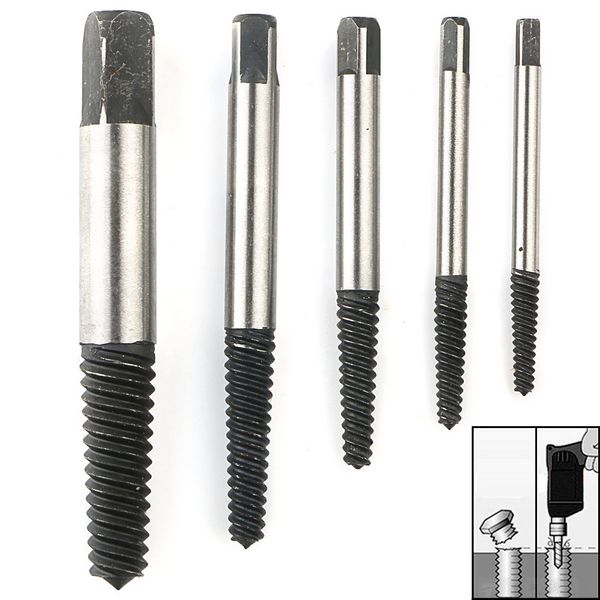 5pc easy out damaged tap screw extractor drill bit broken bolt remover tool for kitchen water mixer tap
5pc easy out damaged tap screw extractor drill bit broken bolt remover tool for kitchen water mixer tap