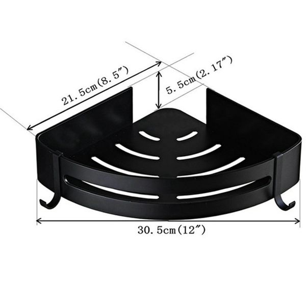 three-layer corner frame wall-mounted black aluminum bathroom soap box bathroom shower rack
three-layer corner frame wall-mounted black aluminum bathroom soap box bathroom shower rack