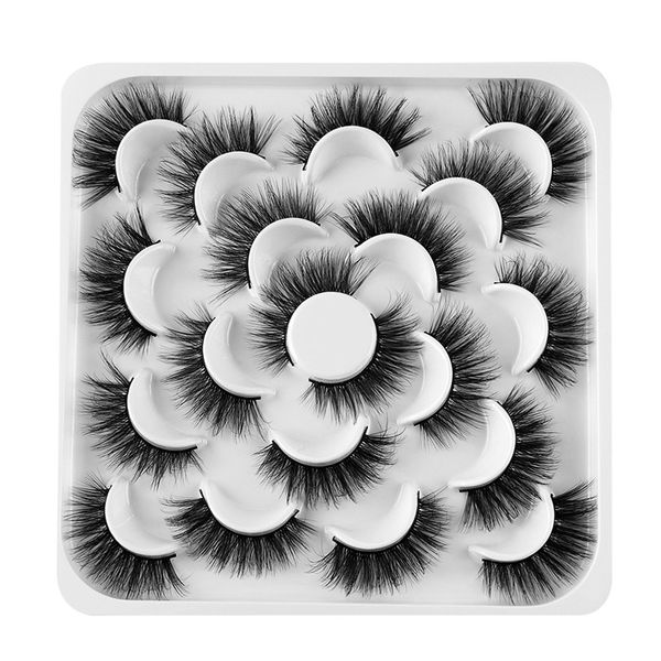 10 pair 3d faux mink eyelashes natural long false eyelashes dramatic fake lashes makeup extension thick fluffy lashes
10 pair 3d faux mink eyelashes natural long false eyelashes dramatic fake lashes makeup extension thick fluffy lashes