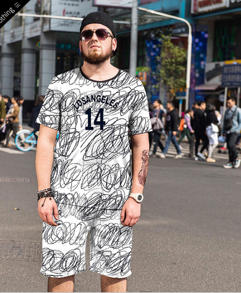 summer new plus fertilizer to increase casual sports suit fashion striped print large size men's suit extra large xl-6xl, Gray
summer new plus fertilizer to increase casual sports suit fashion striped print large size men's suit extra large xl-6xl, Gray