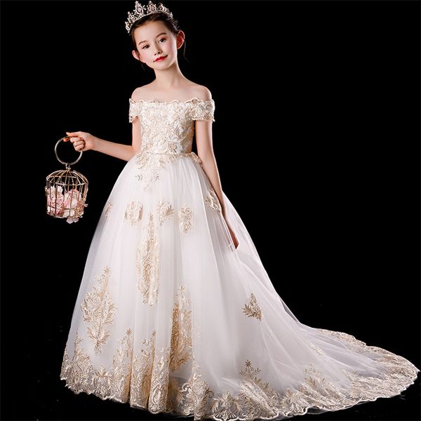 2020luxury new children girls embroidery flowers evening party wedding princess long tail dress baby kids piano costumes dress, Red;yellow
2020luxury new children girls embroidery flowers evening party wedding princess long tail dress baby kids piano costumes dress, Red;yellow