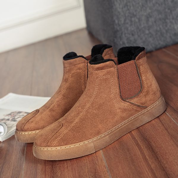 men snow boots men's winter warm cotton plus velvet high-boots martin boots outdoor walking shoes casual shoes, Black
men snow boots men's winter warm cotton plus velvet high-boots martin boots outdoor walking shoes casual shoes, Black