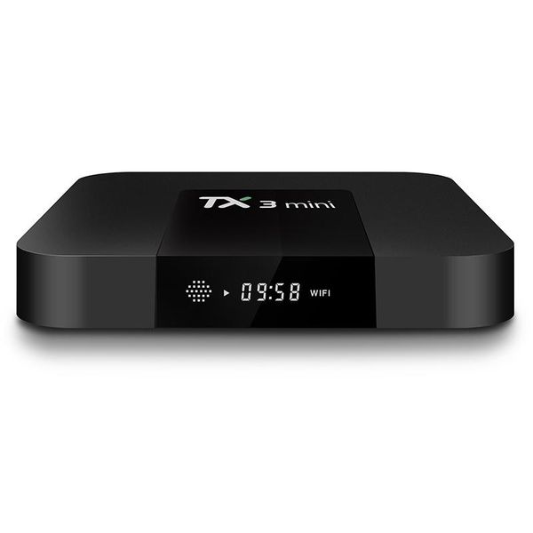 

tx3 mini android 8.1 tv box 1gb 8gb amlogic s905w quad core wifi 4k 1080p set stream media player