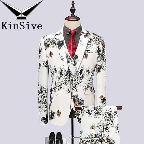 mens wedding suits tuxedo set slim fit 3 piece man suits brand blazer masculino dress suit for men host stage prom groom dress, White;black
mens wedding suits tuxedo set slim fit 3 piece man suits brand blazer masculino dress suit for men host stage prom groom dress, White;black