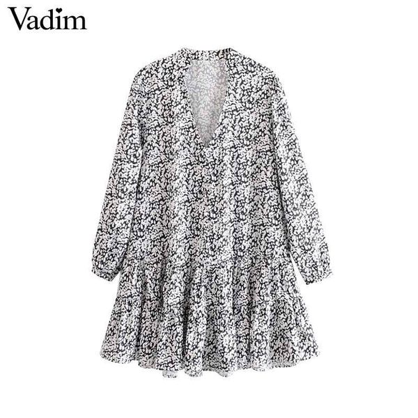vadim women vintage print mini dress v neck long sleeve female casual straight chic dresses vestidos mujer qc847, Black;gray
vadim women vintage print mini dress v neck long sleeve female casual straight chic dresses vestidos mujer qc847, Black;gray