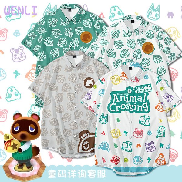 e-baihui 2021 forest green shirts man animal print short-sleeved shirt for men hawaiian man summer shirts xs1, White;black
e-baihui 2021 forest green shirts man animal print short-sleeved shirt for men hawaiian man summer shirts xs1, White;black