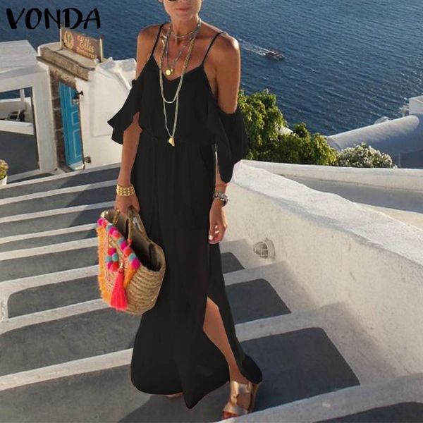 casual dresses vonda long maxi dress 2021 summer v neck party beach loose vestidos plus size sundress femme, Black;gray
casual dresses vonda long maxi dress 2021 summer v neck party beach loose vestidos plus size sundress femme, Black;gray