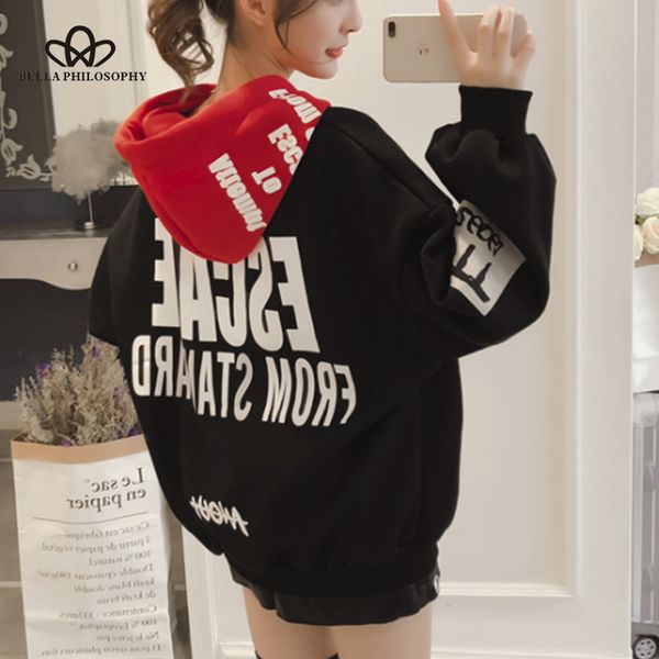 bella philosophy 2018 autumn women fashion sweatshirt long-sleeved hoodie printed letters women sportswear sportswear, Black
bella philosophy 2018 autumn women fashion sweatshirt long-sleeved hoodie printed letters women sportswear sportswear, Black