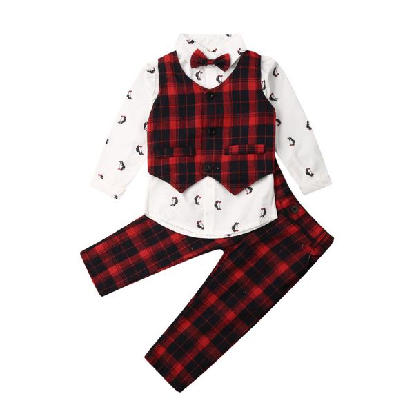 4pcs toddler baby boy kids gentleman blazer coat t-shirt plaid pants outfits set, White
4pcs toddler baby boy kids gentleman blazer coat t-shirt plaid pants outfits set, White