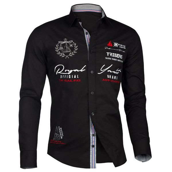 zogaa men's fashion letter printed casual long sleeve shirts slim fit cotton shirts quality male tees, White;black
zogaa men's fashion letter printed casual long sleeve shirts slim fit cotton shirts quality male tees, White;black