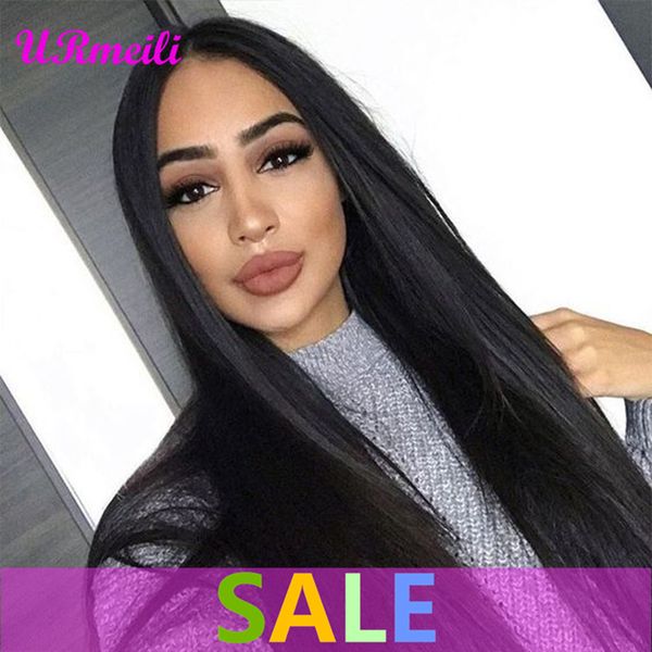360 straight lace front human hair wigs for black women with baby hair brazilian virgin unprocessed remy hair perruques de cheveux humains, Black;brown
360 straight lace front human hair wigs for black women with baby hair brazilian virgin unprocessed remy hair perruques de cheveux humains, Black;brown