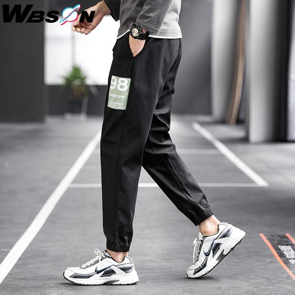 men's pants wbson 100% cotton casual slim jogger men brand spring sport mf810, Black
men's pants wbson 100% cotton casual slim jogger men brand spring sport mf810, Black