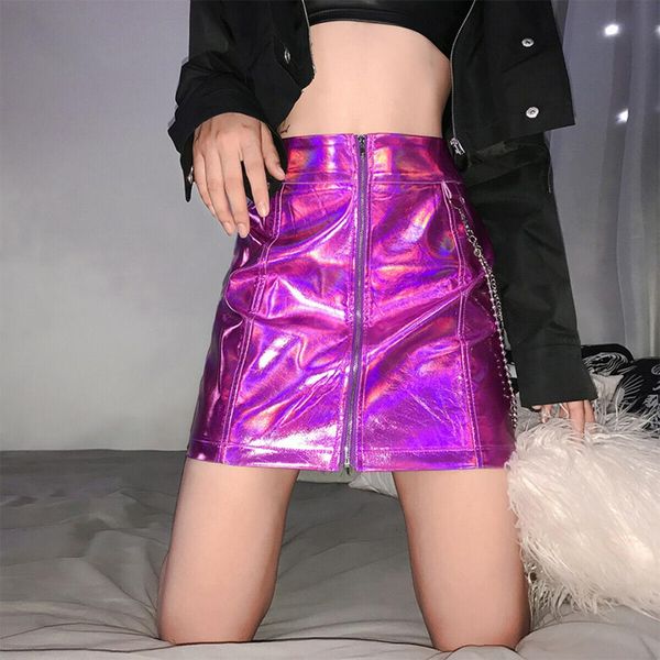 women gothic streetwear pu leather skirts swag girls a-line reflesctive short mini party night club skirts high-waist 2019, Black
women gothic streetwear pu leather skirts swag girls a-line reflesctive short mini party night club skirts high-waist 2019, Black