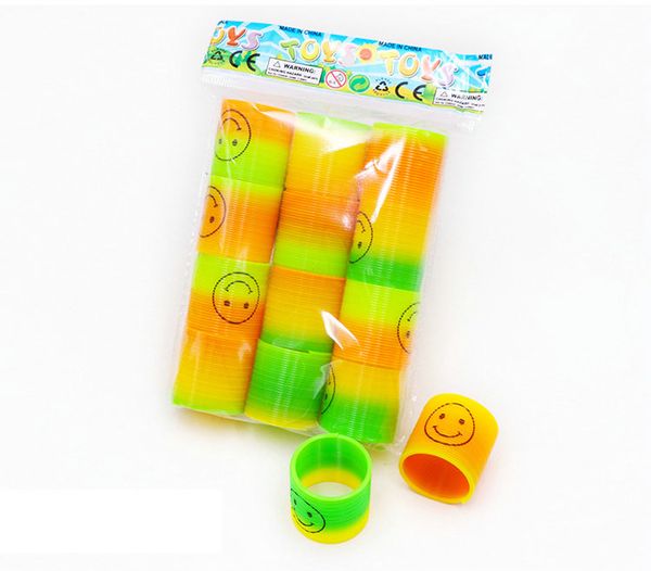DHL 96PCS 3.5cm Colorful Magic rainbow spring circle Slinky Children Classic Development Educational Plastic Toy Kids Christmas Gifts
DHL 96PCS 3.5cm Colorful Magic rainbow spring circle Slinky Children Classic Development Educational Plastic Toy Kids Christmas Gifts