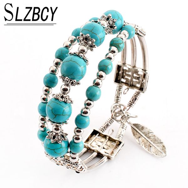 ethinic multilayer natural stone beads strand bracelets bangles wide silver color alloy leaf bracelet women bohemia jewelry gift, Golden;silver
ethinic multilayer natural stone beads strand bracelets bangles wide silver color alloy leaf bracelet women bohemia jewelry gift, Golden;silver