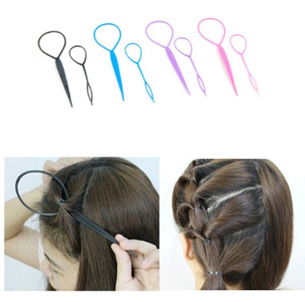 popular 2 pcs/set ponytail creator plastic loop styling tools black y pony y tail clip hair braid maker styling tool fashion, Brown
popular 2 pcs/set ponytail creator plastic loop styling tools black y pony y tail clip hair braid maker styling tool fashion, Brown