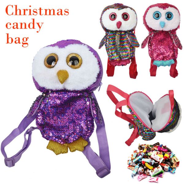 2019 new children sequins bag laser owl backpack kids girls xmas christmas candy bag rucksack santa claus gift
2019 new children sequins bag laser owl backpack kids girls xmas christmas candy bag rucksack santa claus gift