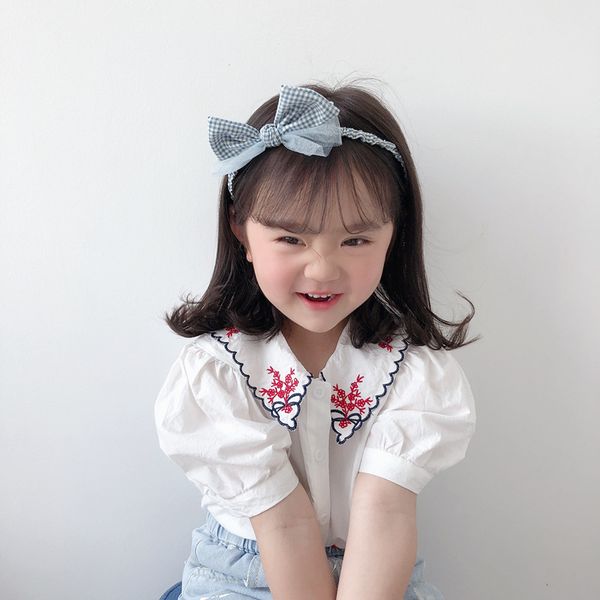 2020 new korean style sweet cute child hairbands plaid mesh bow trendy hair hoop for girl fashion accessories, Slivery;white
2020 new korean style sweet cute child hairbands plaid mesh bow trendy hair hoop for girl fashion accessories, Slivery;white