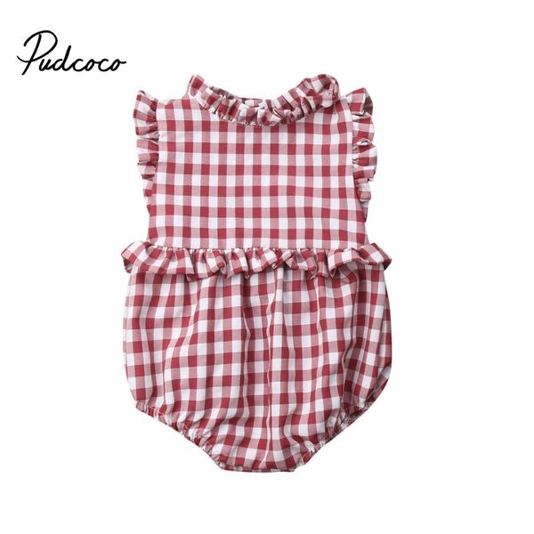 2019 brand new newborn infant baby girl ruffle plaid sunsuit bodysuit outfits one-pieces checked children summer clothing 0-18m, Blue
2019 brand new newborn infant baby girl ruffle plaid sunsuit bodysuit outfits one-pieces checked children summer clothing 0-18m, Blue