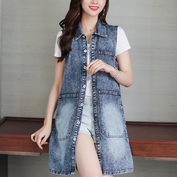 plus size 3xlsleevless denim vest women turn down collar single breasted slim tank, Black;white
plus size 3xlsleevless denim vest women turn down collar single breasted slim tank, Black;white