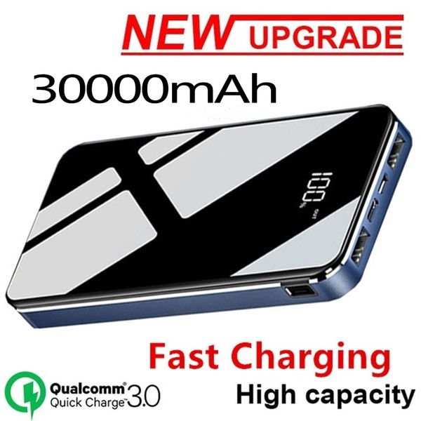 30000mah power bank portable full screen large capacity waterproof external battery fast charger for all smartphone powerbank
30000mah power bank portable full screen large capacity waterproof external battery fast charger for all smartphone powerbank