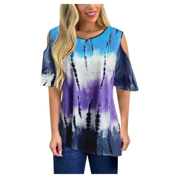 vintage womens blouses fashion tie dye printing casual shirts cold shoulder short sleeve blouses and plus size blusas, White
vintage womens blouses fashion tie dye printing casual shirts cold shoulder short sleeve blouses and plus size blusas, White
