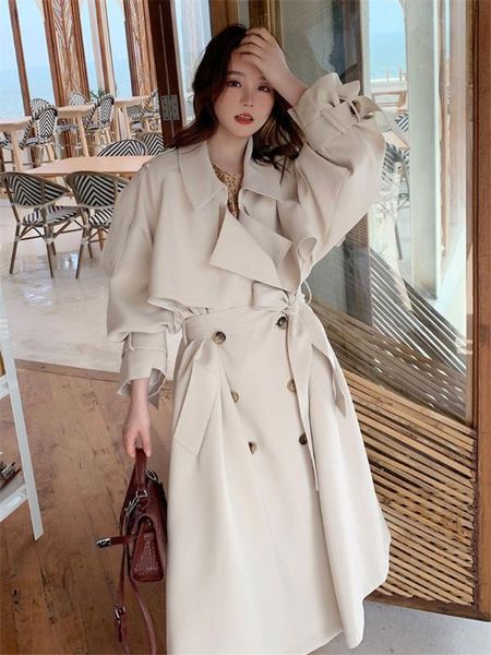 fashion waist tie windbreaker 2020 spring autumn new retro british style double reasted long trench coat women's clothing g, Tan;black
fashion waist tie windbreaker 2020 spring autumn new retro british style double reasted long trench coat women's clothing g, Tan;black