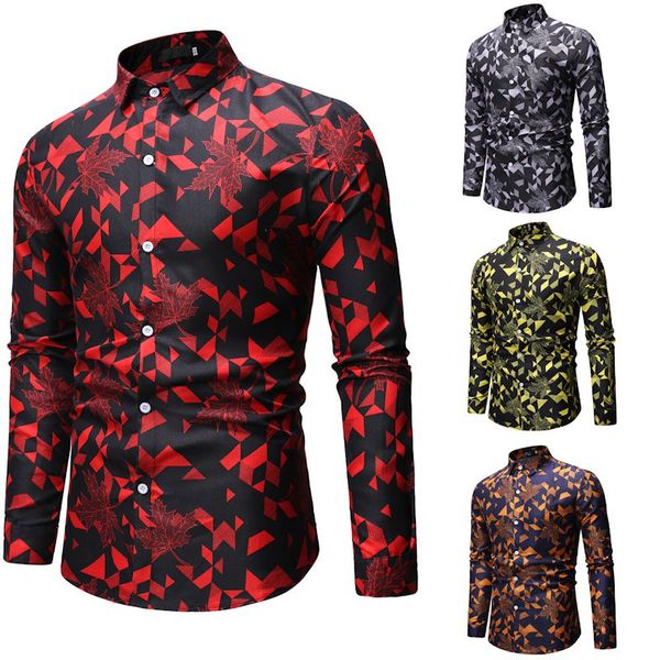 2019 retro floral printed man casual shirts fashion classic men dress shirt breathable men's long sleeve brand clothing, White;black
2019 retro floral printed man casual shirts fashion classic men dress shirt breathable men's long sleeve brand clothing, White;black