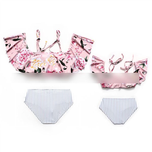 2019 Summer Girls swimsuits children bikini swimming kids floral printed falbala split bathing suits mommy and me matching beachwear F3473
2019 Summer Girls swimsuits children bikini swimming kids floral printed falbala split bathing suits mommy and me matching beachwear F3473