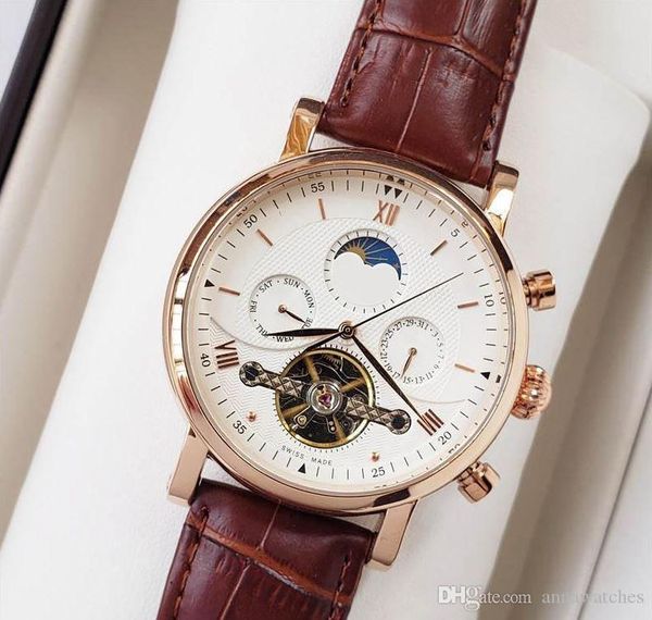 luxury men's automatic mechanical slip classic style full-featured stainless steel case leather strap business watch, Slivery;brown
luxury men's automatic mechanical slip classic style full-featured stainless steel case leather strap business watch, Slivery;brown